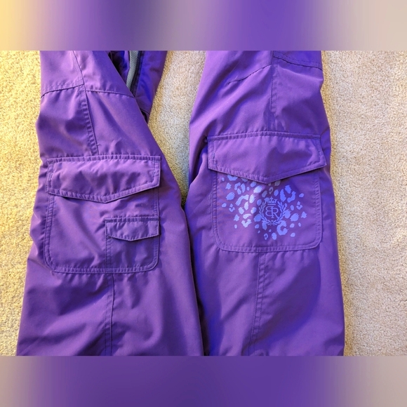 Betty Rides Purple Snowboard Pants Size Medium - Picture 5 of 6